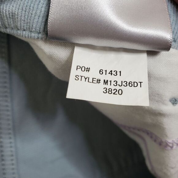 NYDJ Powder Blue Corduroy Stretch Mini Boot Cut Pants Size 4 - Picture 14 of 17